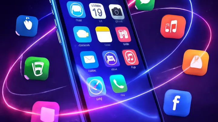 LUCK789 COM Sleek smartphone floating in space